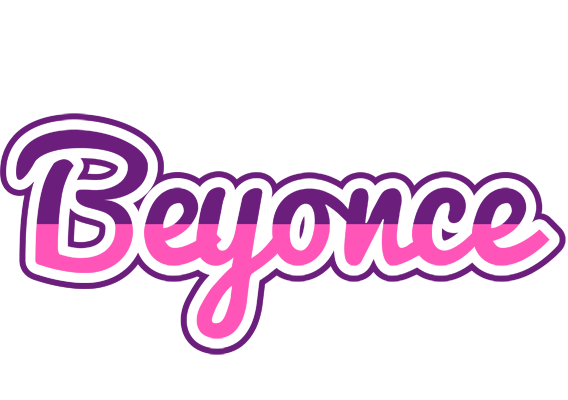 Beyonce cheerful logo