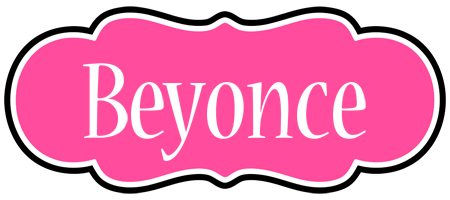 Beyonce invitation logo