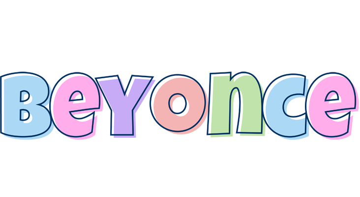 Beyonce pastel logo