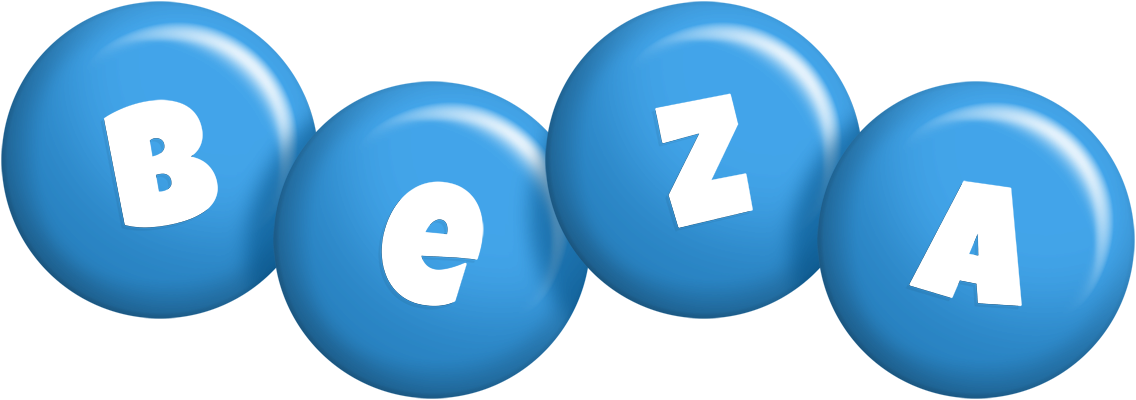 Beza candy-blue logo