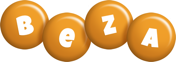 Beza candy-orange logo