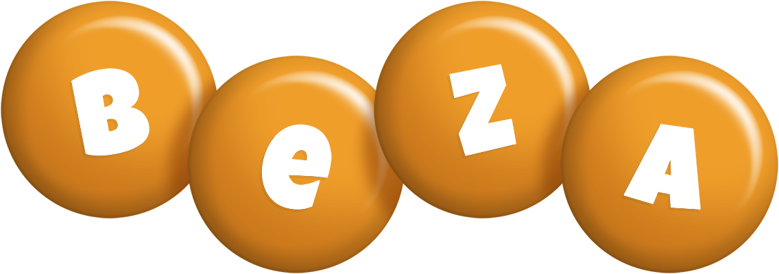 Beza candy-orange logo