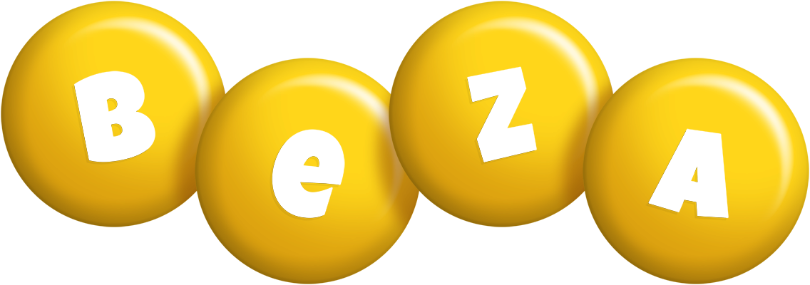 Beza candy-yellow logo