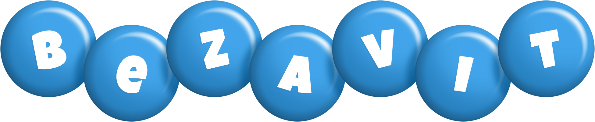 Bezavit candy-blue logo
