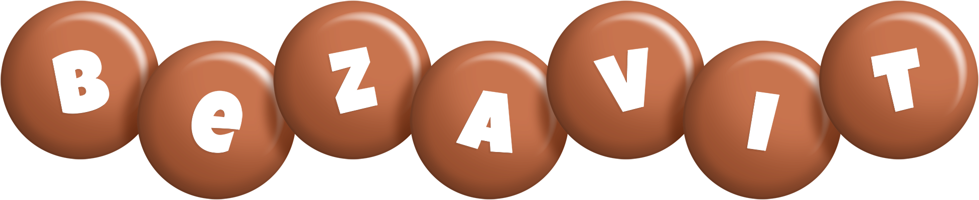 Bezavit candy-brown logo