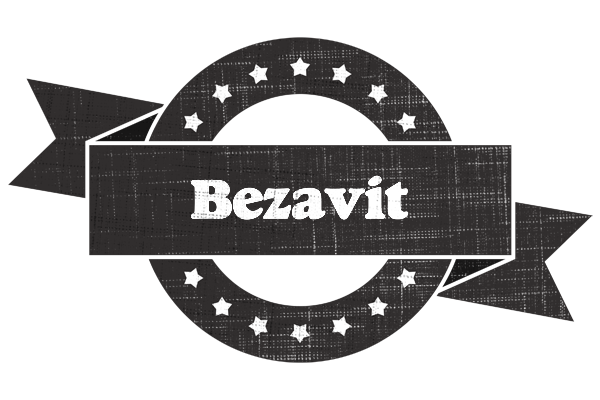 Bezavit grunge logo