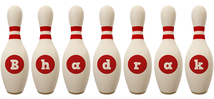 Bhadrak bowling-pin logo