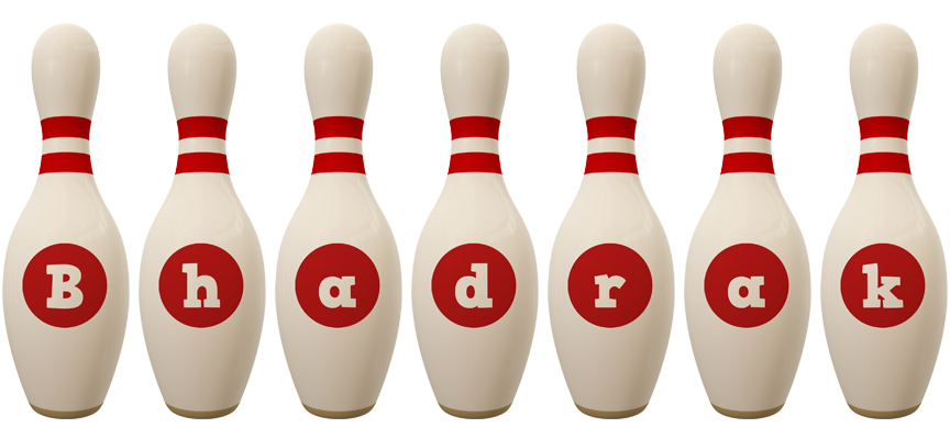 Bhadrak bowling-pin logo