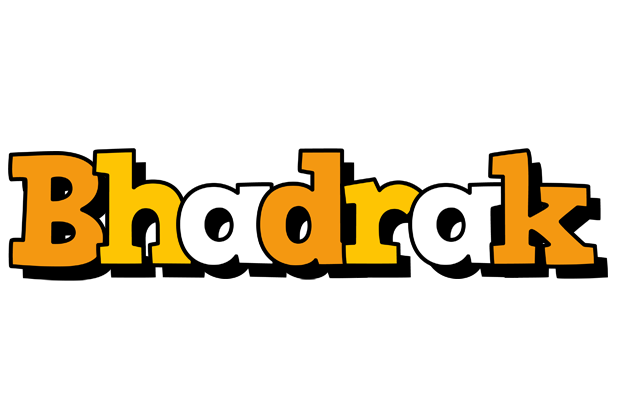 Bhadrak cartoon logo