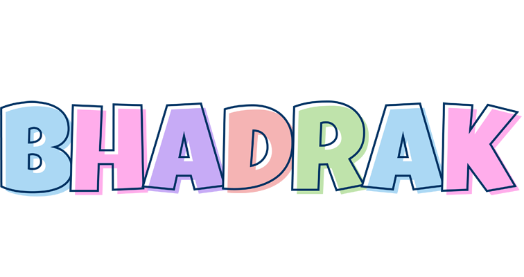 Bhadrak pastel logo