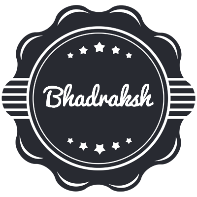 Bhadraksh badge logo