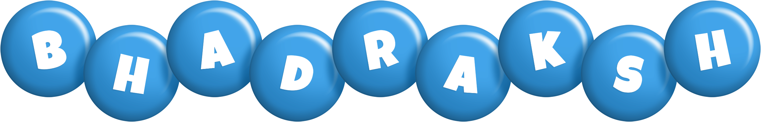 Bhadraksh candy-blue logo