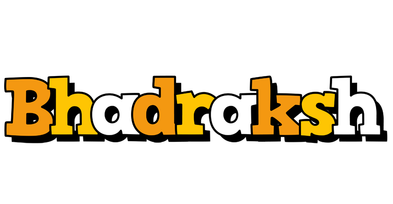 Bhadraksh cartoon logo