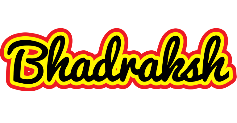Bhadraksh flaming logo