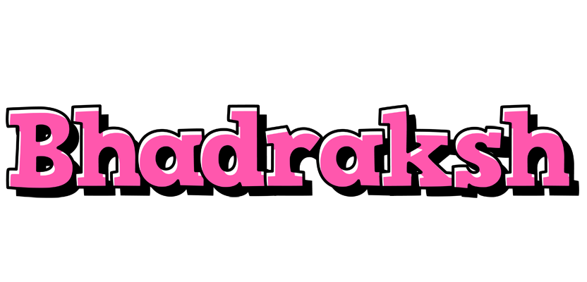 Bhadraksh girlish logo
