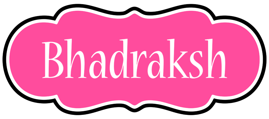 Bhadraksh invitation logo
