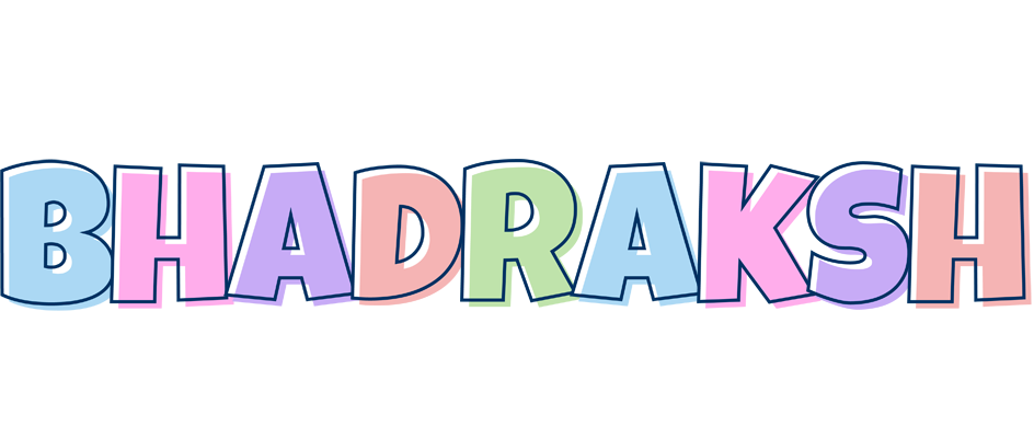 Bhadraksh pastel logo