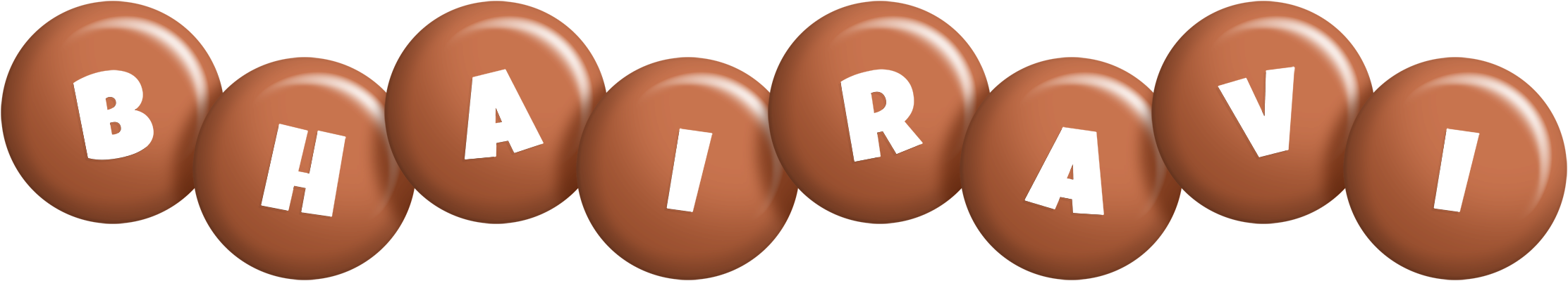 Bhairavi candy-brown logo