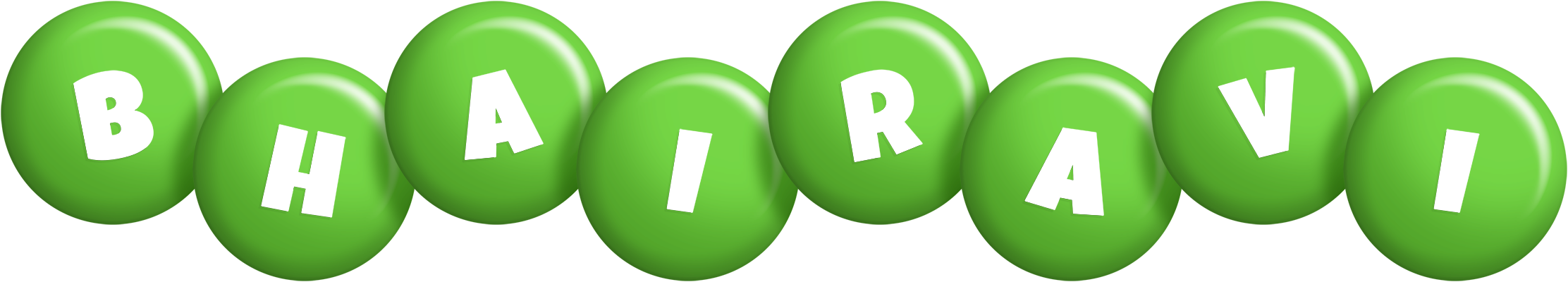 Bhairavi candy-green logo