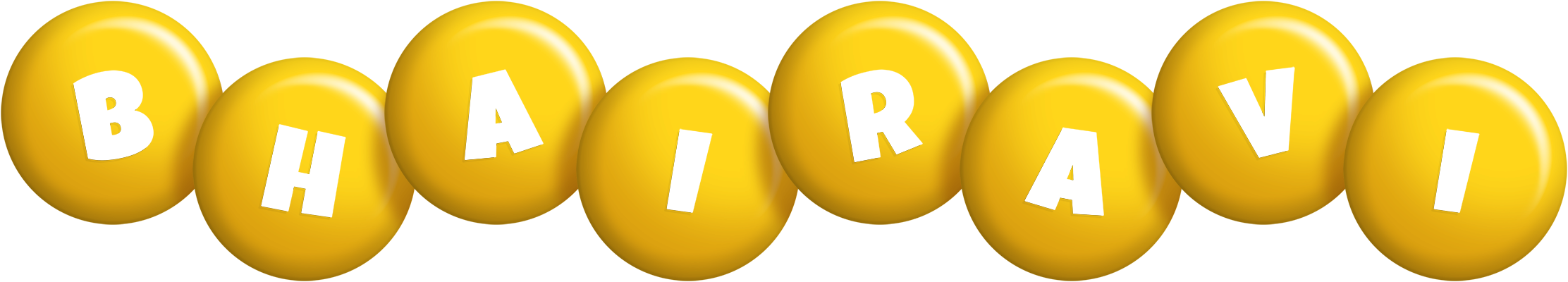 Bhairavi candy-yellow logo