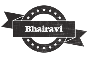 Bhairavi grunge logo