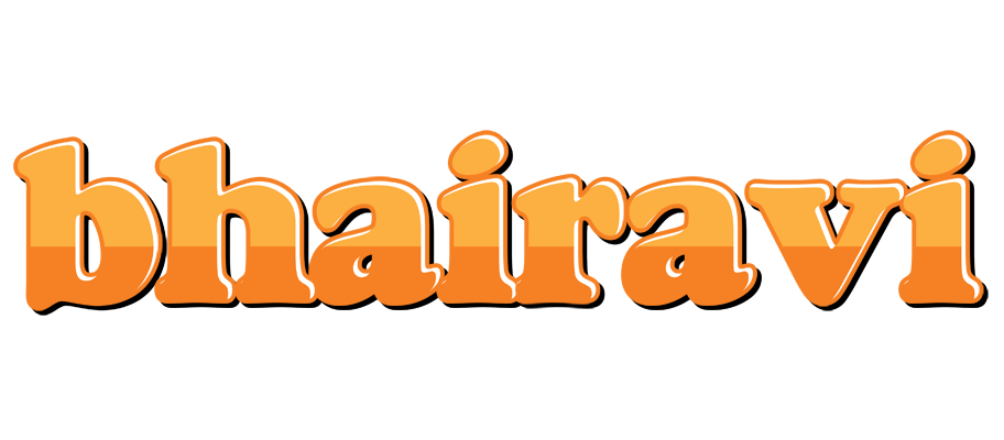 Bhairavi orange logo