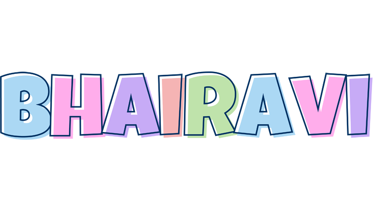 Bhairavi pastel logo
