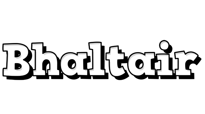 Bhaltair snowing logo