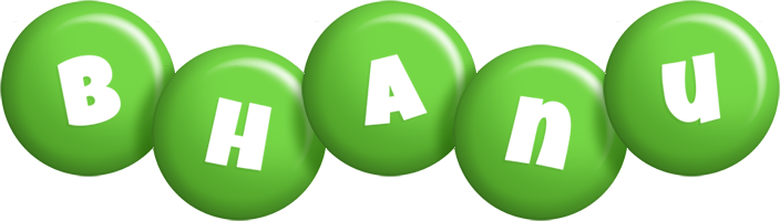 Bhanu candy-green logo