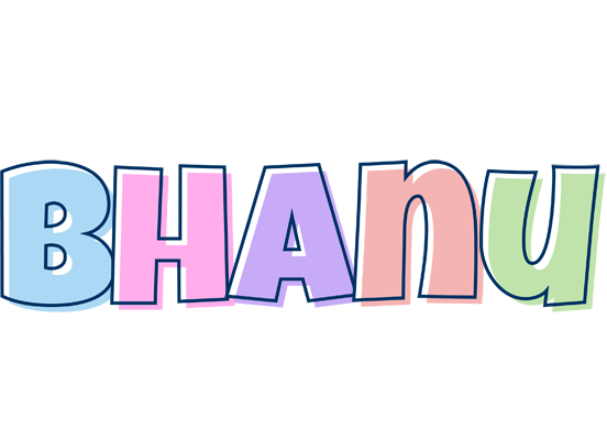 Bhanu pastel logo