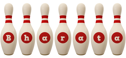 Bharata bowling-pin logo