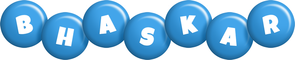 Bhaskar candy-blue logo