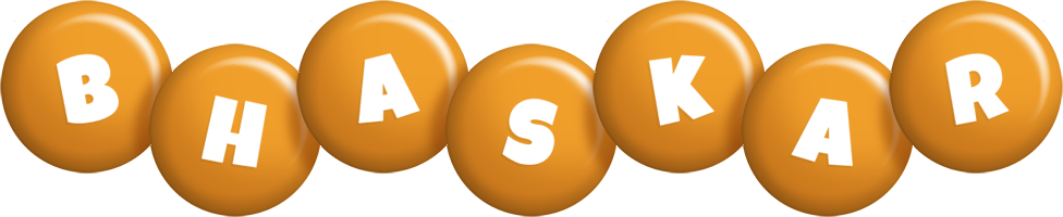 Bhaskar candy-orange logo