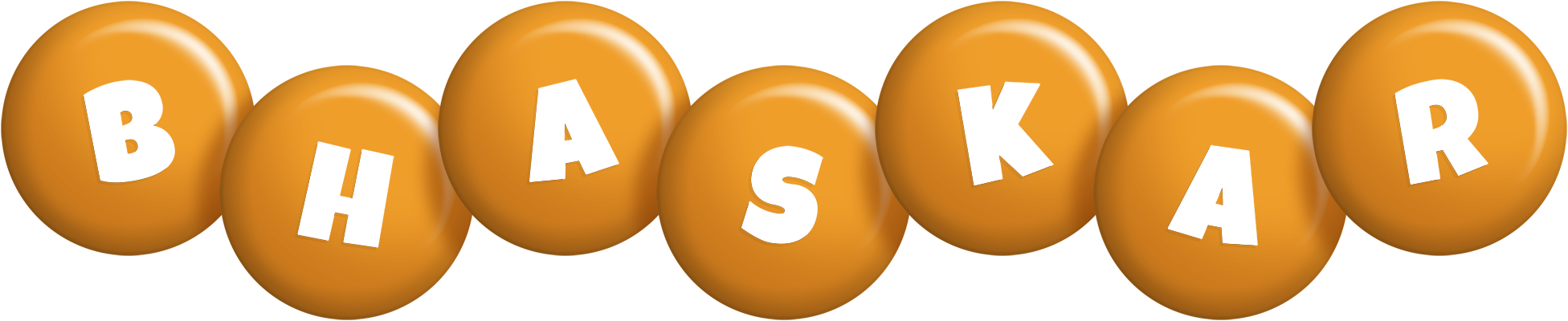 Bhaskar candy-orange logo
