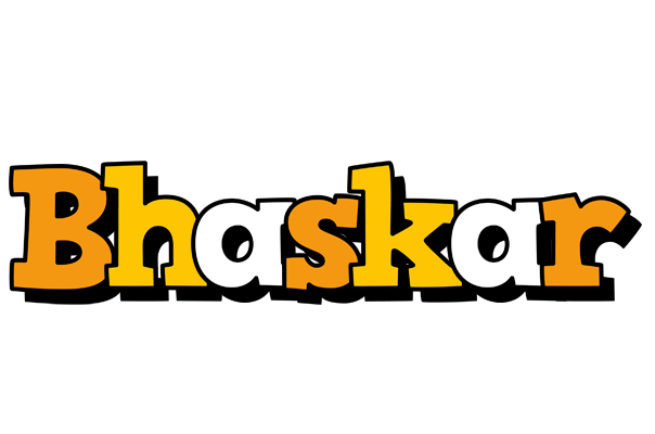 Bhaskar cartoon logo
