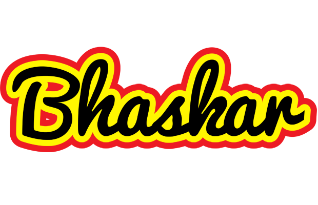 Bhaskar flaming logo