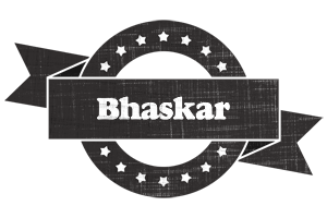 Bhaskar grunge logo