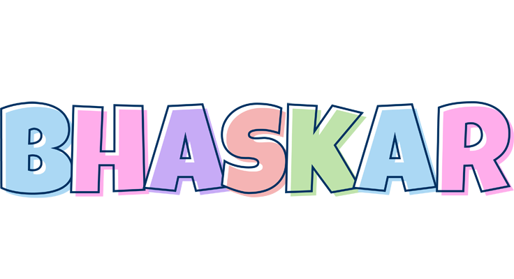 Bhaskar pastel logo