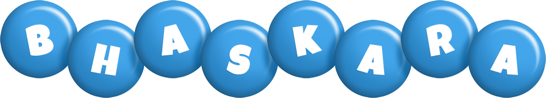 Bhaskara candy-blue logo