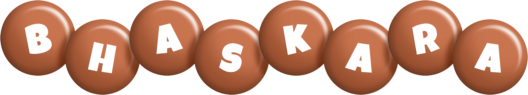 Bhaskara candy-brown logo