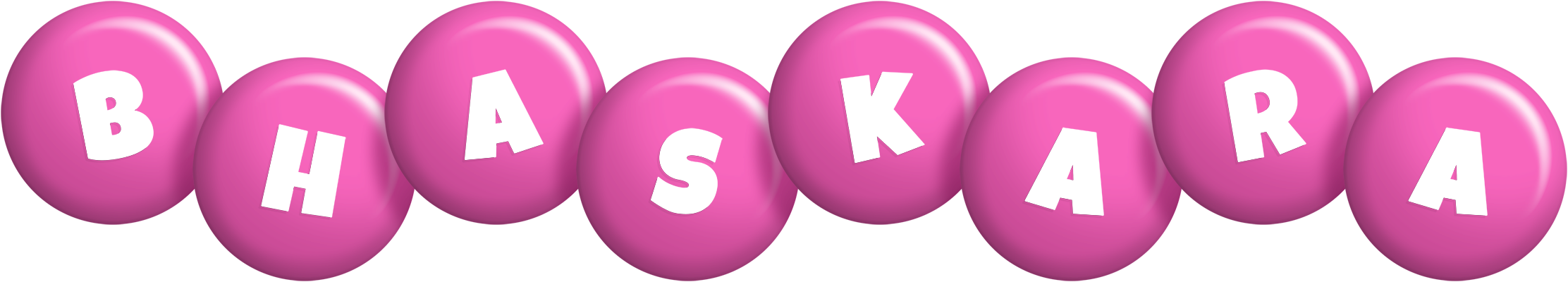 Bhaskara candy-pink logo