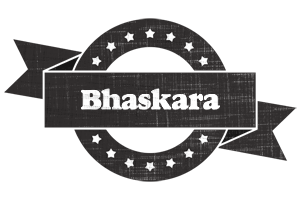 Bhaskara grunge logo