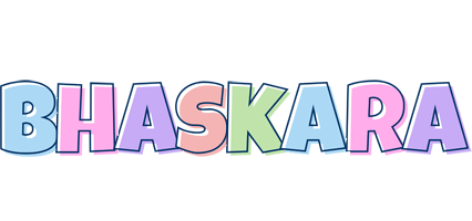 Bhaskara pastel logo