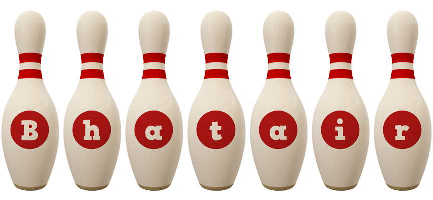 Bhatair bowling-pin logo