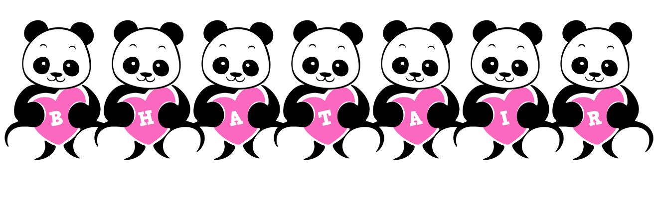 Bhatair love-panda logo
