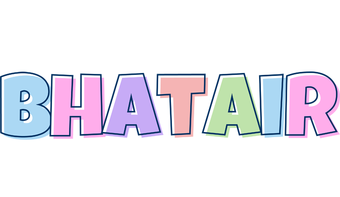 Bhatair pastel logo
