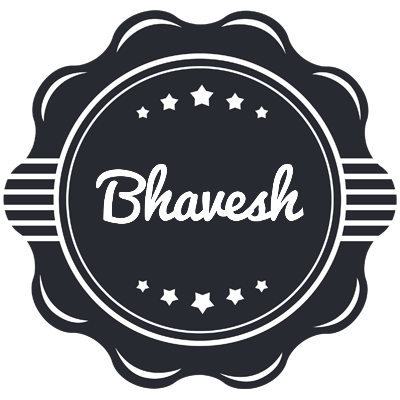 Bhavesh badge logo
