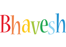 Bhavesh birthday logo