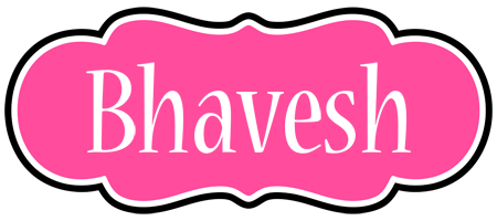 Bhavesh invitation logo