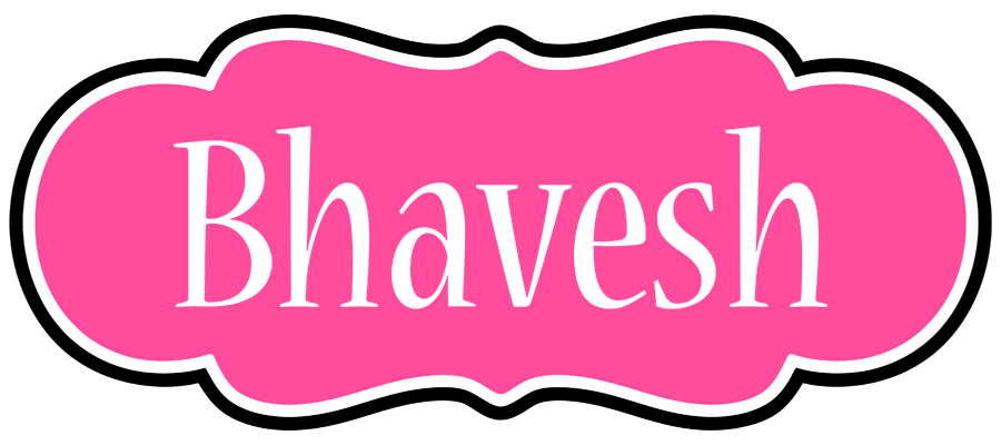 Bhavesh invitation logo